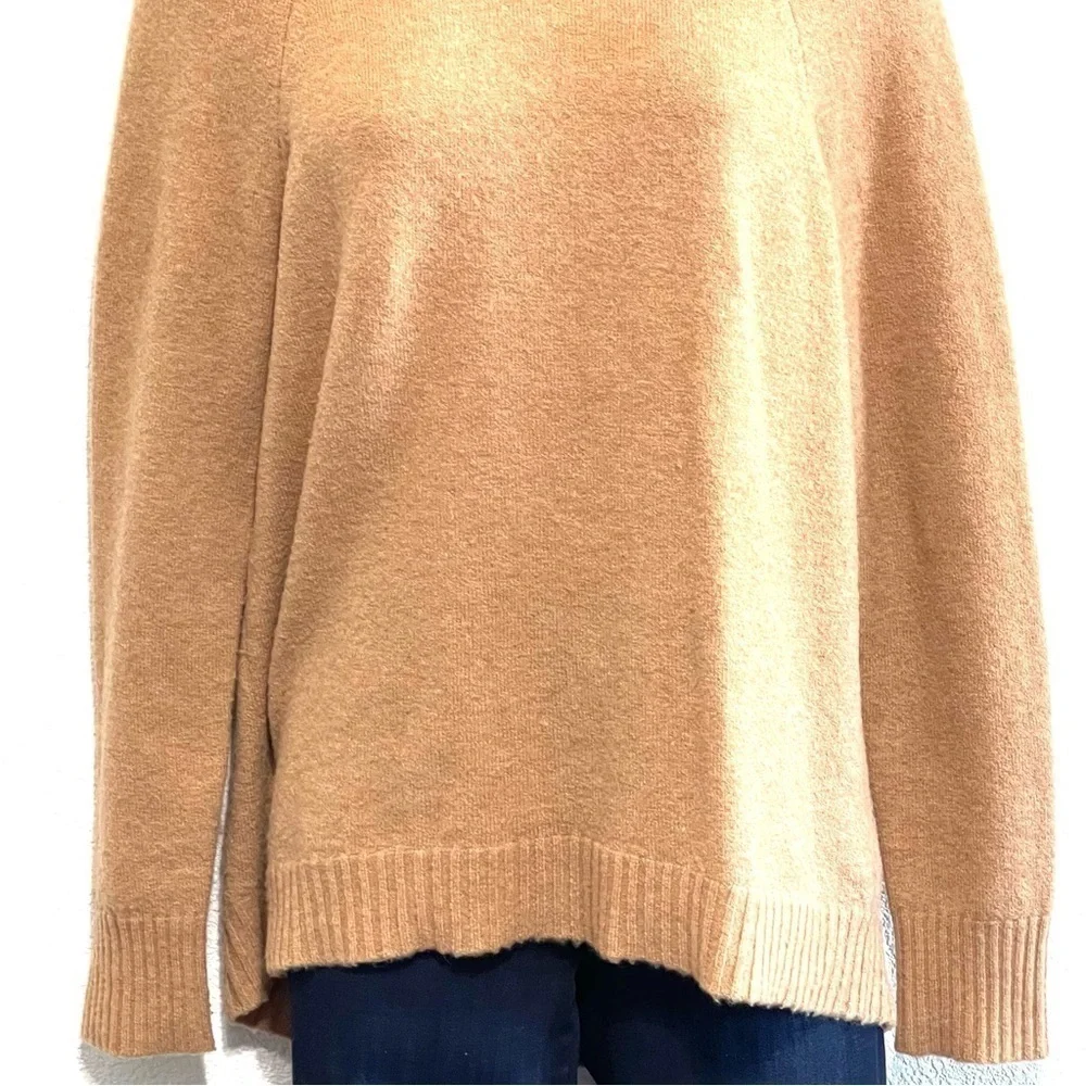 J. Crew Woman Brown WOOL Turtleneck Sweater Size XS